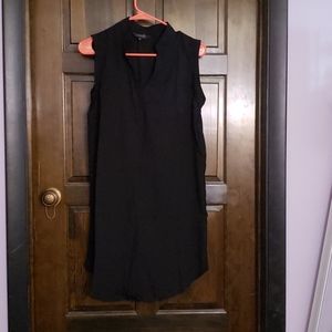 Small black sleeveless dress